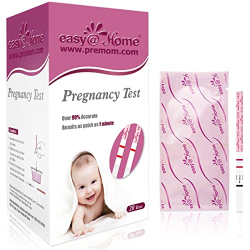 Easy@Home Pregnancy Test Strips Kit, Powered by Premom Ovulation Predictor iO...