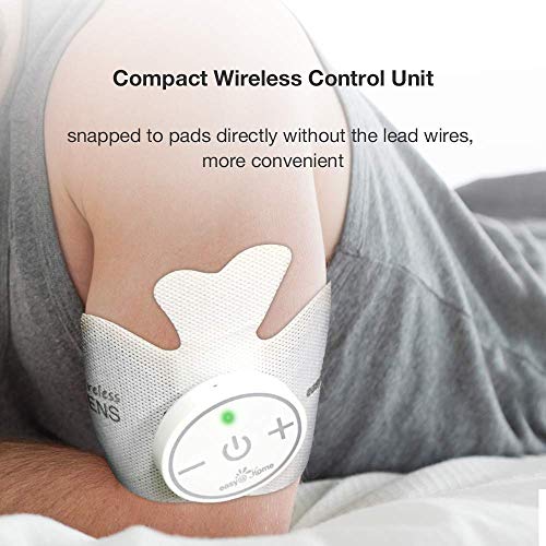 Easy@Home Rechargeable Compact Wireless TENS Unit - 510K Cleared, FSA Eligibl...