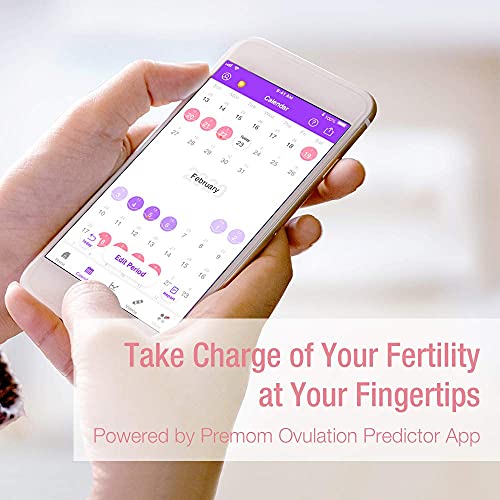 Easy@Home Smart Basal Thermometer, Large Screen and Backlit, FSA Eligible, Pe...