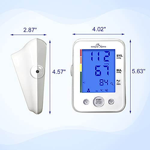 Large Cuff Easy@Home Digital Upper Arm Blood Pressure Monitor (BP Monitor), 3...