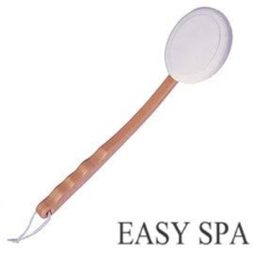 EASY SPA Personal Body Lotion Back Applicator Pad With Wood Handle, Excellent...