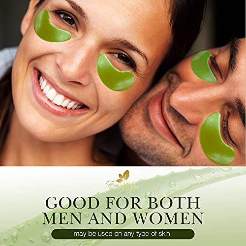 Under Eye Mask, Aloe Vera Gel Eye Mask, Eye Patches for Puffy Eyes, Dark Circ...