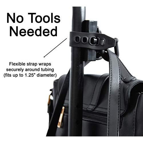 Easy to Use Products Mobility Dual Hooks - Bag, Cane, or Light Holder