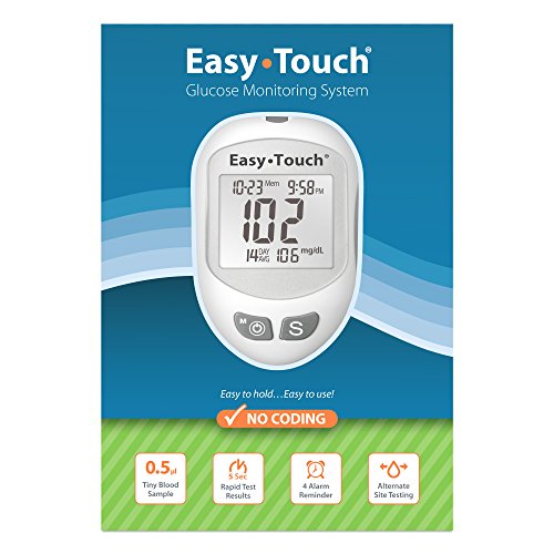 EasyTouch Glucose Monitoring System - (1 Meter, 10 Twist Lancets, 1 Lancing D...