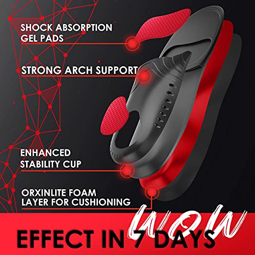 {New 2022} Premium Anti-Fatigue Shoe Insoles - High Arch Support Insoles - Sh...