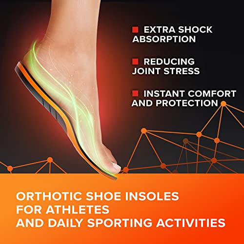 {New 2022} Sport Athletic Shoe Insoles Men Women - Ideal for Active Sports Wa...