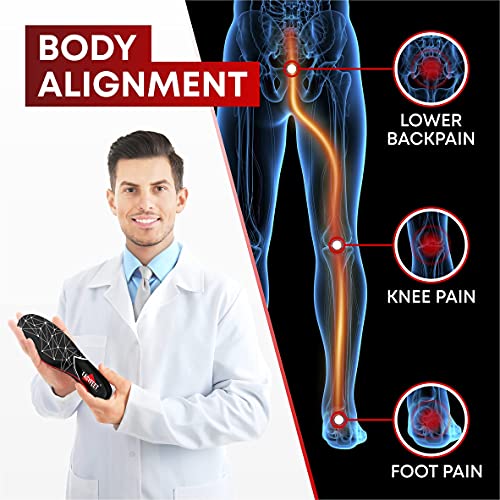 Plantar Fasciitis Arch Support Insoles for Men and Women Shoe Inserts - Ortho...