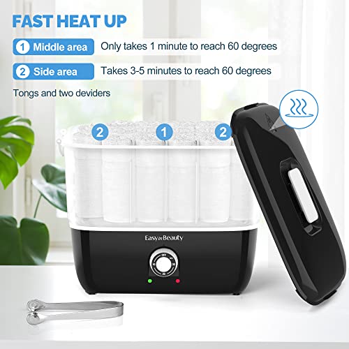 EASYINBEAUTY Hot Towel Warmer For Facials, Holds 16 Small Towels, Portable To...