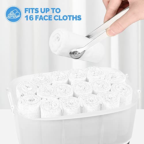 EASYINBEAUTY Hot Towel Warmer For Facials, Holds 16 Small Towels, Portable To...