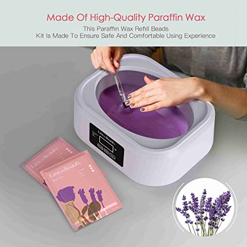 EasyinBeauty Paraffin Wax Refill 2.76 lbs, Paraffin Wax Machine Wax Bulk 6 Pa...