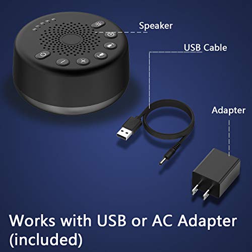 Easysleep Sound White Noise Machine with 25 Soothing Sounds with Memory Funct...