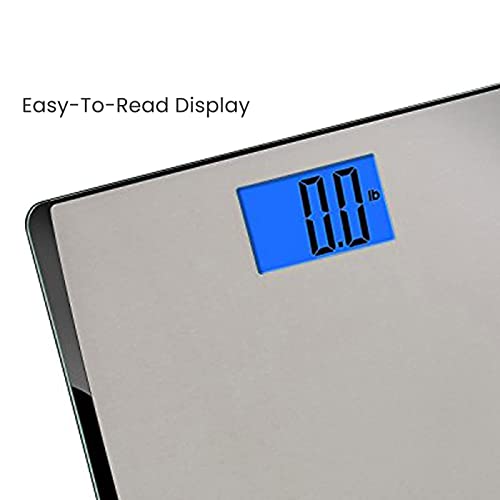 EatSmart Precision 550 Pound Extra-High Capacity Digital Bathroom Scale with ...