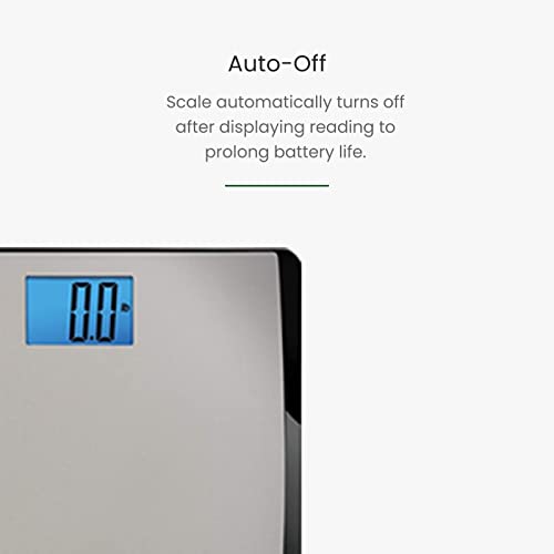EatSmart Precision 550 Pound Extra-High Capacity Digital Bathroom Scale with ...