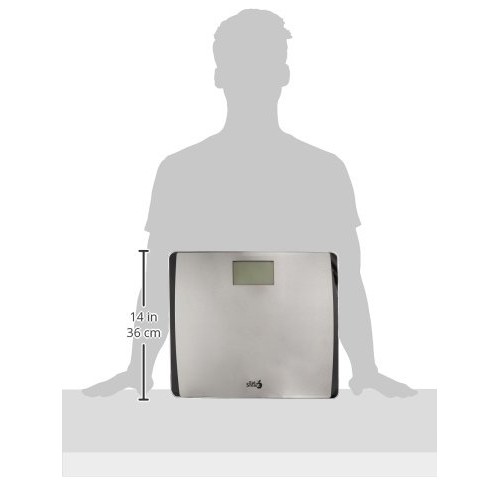 EatSmart Precision 550 Pound Extra-High Capacity Digital Bathroom Scale with ...