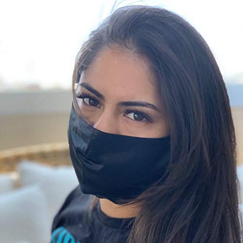 4-pack 100% Mulberry Silk Face Mask with 8 Filters for Women Reusable Washabl...