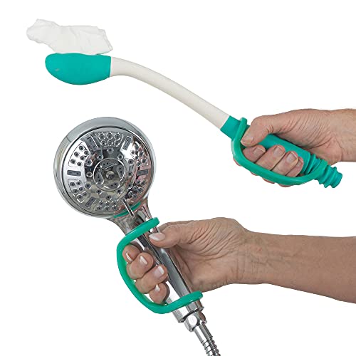 EazyHold Aqua Silicone Adaptive Aid, Universal Cuff Hand Grip Assistive Devic...