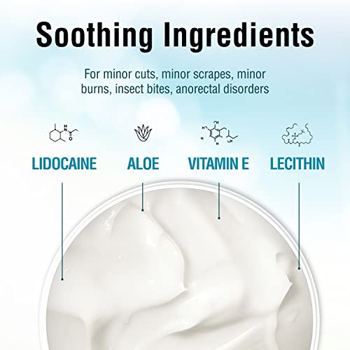 Ebanel 5% Lidocaine Topical Numbing Cream Maximum Strength 1.35 Oz, Numb520 P...