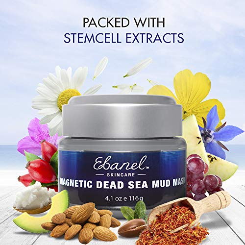 Ebanel Bundle of 15-Pack Collagen Face Mask, and Magnetic Dead Sea Mud Mask