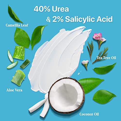 Urea Cream 40% Plus Salicylic Acid 4.6 Oz, Callus Remover Hand Cream Foot Cre...
