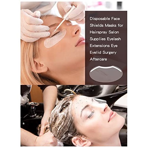 100 PCS Microblading Permanent Makeup Shower Face Shields Visors, Disposable ...