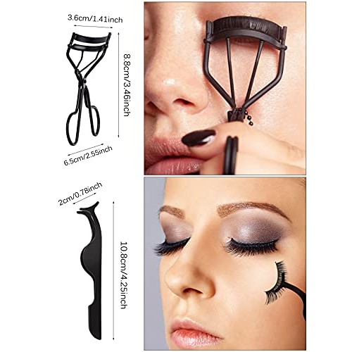 EBANKU 7pcs Eyelash Comb Brush Tools Eyebrow Brush Comb Eyelash Separator Too...