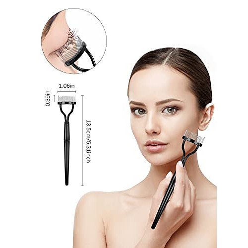 EBANKU 7pcs Eyelash Comb Brush Tools Eyebrow Brush Comb Eyelash Separator Too...