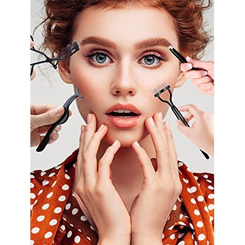 EBANKU 7pcs Eyelash Comb Brush Tools Eyebrow Brush Comb Eyelash Separator Too...