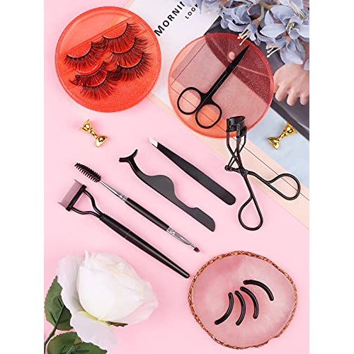 EBANKU 7pcs Eyelash Comb Brush Tools Eyebrow Brush Comb Eyelash Separator Too...