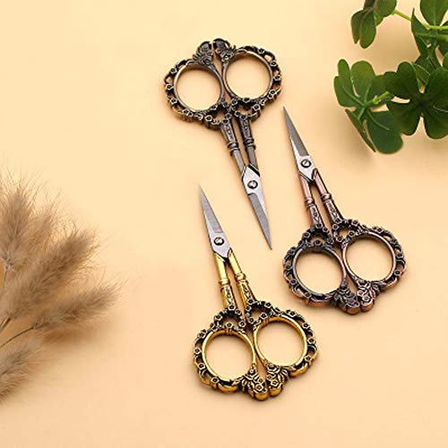 Professional Manicure Scissors, EBANKU Vintage Stainless Steel Cuticle Precis...