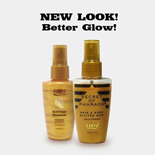 EBIN NEW YORK Secret of Pharaoh Hair & Body Glitter Mist Spray, Easy to Apply...