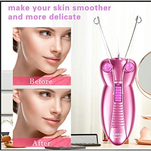 Electric Women Facial Hair Remover, EC VISION Ladies Beauty Epilator Trimmer ...