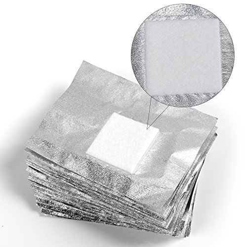 ECBASKET Nail Polish Remover Gel Polish Remover Soak Off Foils 250pcs Gel Nai...