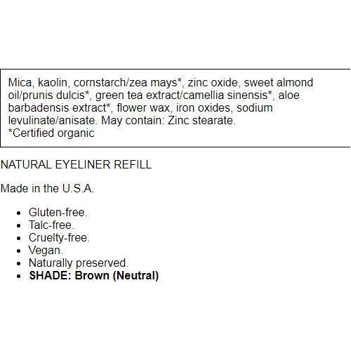 Ecco Bella Rich and Creamy FlowerColor Powder Eyeliner, Easy to Apply - Wet o...