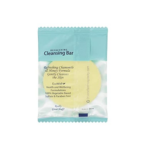 Eco Botanics Travel-Size Hotel Cleansing Bar Soap.5 oz (Case of 100)