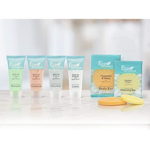 Eco Botanics Travel-Size Hotel Cleansing Bar Soap.5 oz (Case of 100)