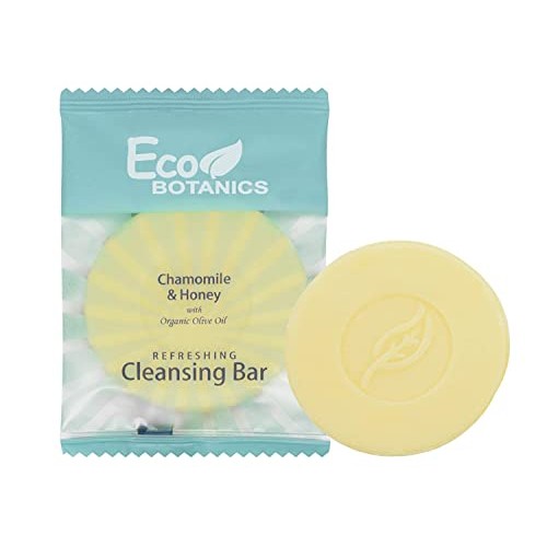 Eco Botanics Travel-Size Hotel Cleansing Bar Soap.5 oz (Case of 100)