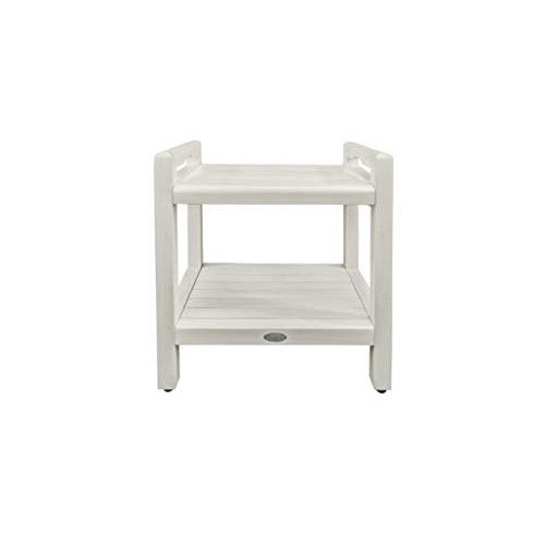 EcoDecors Eleganto Shower Bench, 20", Driftwood