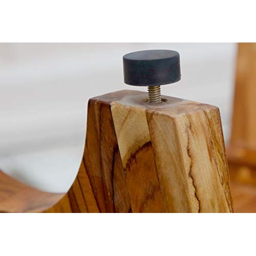 EcoDecors Serenity Shower Stool, 18", Natural