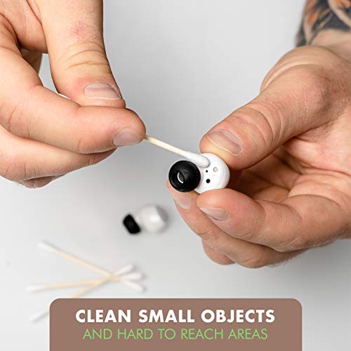 Bamboo Cotton Swabs 1000 Count | Biodegradable & Organic Wooden Cotton Buds |...