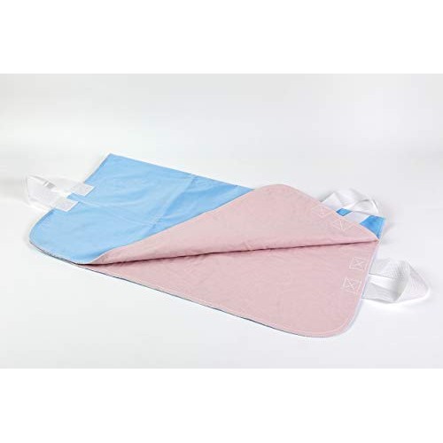 2 Pack Waterproof Positioning Bed Pad with Handle Easy Transfers Underpad Reu...