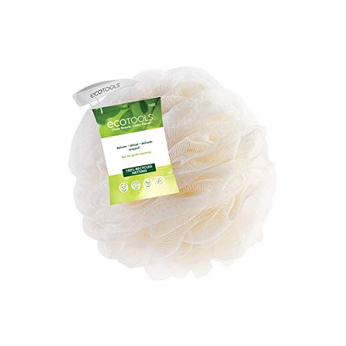 EcoTools 100% Recycled Delicate and Exfoliating Bath Sponge Body Scrubber Cle...