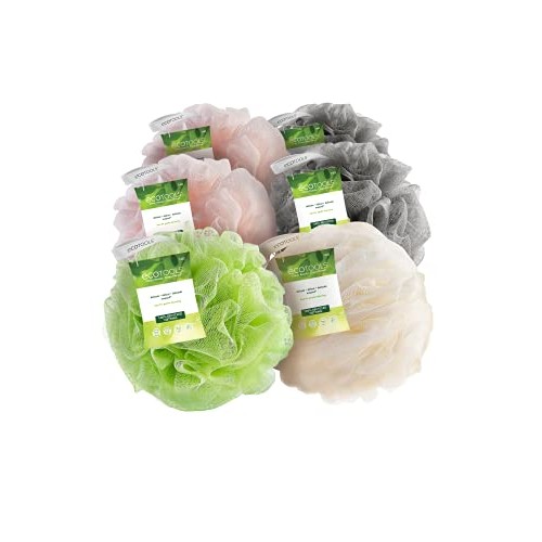 EcoTools 100% Recycled Delicate and Exfoliating Bath Sponge Body Scrubber Cle...