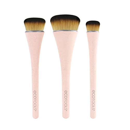 EcoTools 360 Ultimate Blend Makeup Brushes, For Cream & Stick Makeup, Foundat...