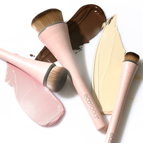 EcoTools 360 Ultimate Blend Makeup Brushes, For Cream & Stick Makeup, Foundat...