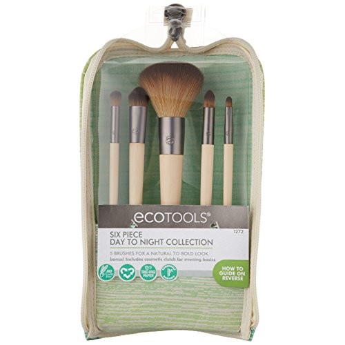 EcoTools 6 Piece Day To Night Clutch Set, Includes: Pointed Concealer, Round ...