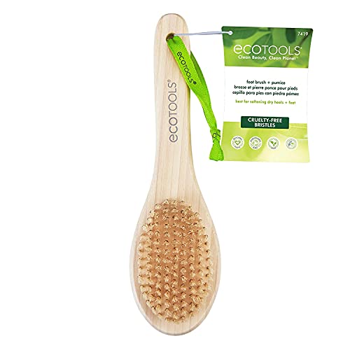 Ecotools Bamboo Foot Brush and File (Pack of 4)