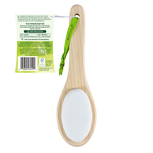 Ecotools Bamboo Foot Brush and File (Pack of 4)