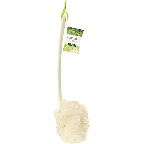 EcoTools Body Scrubber Loofah Bath Brush, Back Sponge for the Shower with Erg...