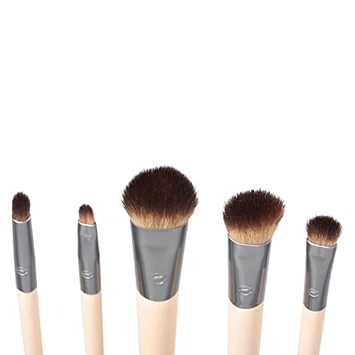 EcoTools Daily Defined Makeup Brushes for Eyes, With Beauty Cards and Storage...