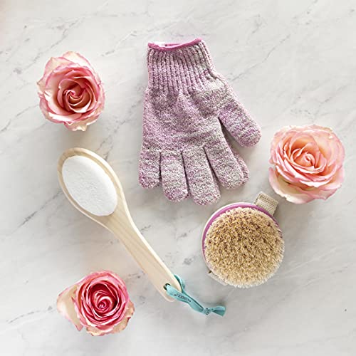 EcoTools Dry Brush, Gentle Exfoliating Scrubber For Skincare and Beauty, Pore...